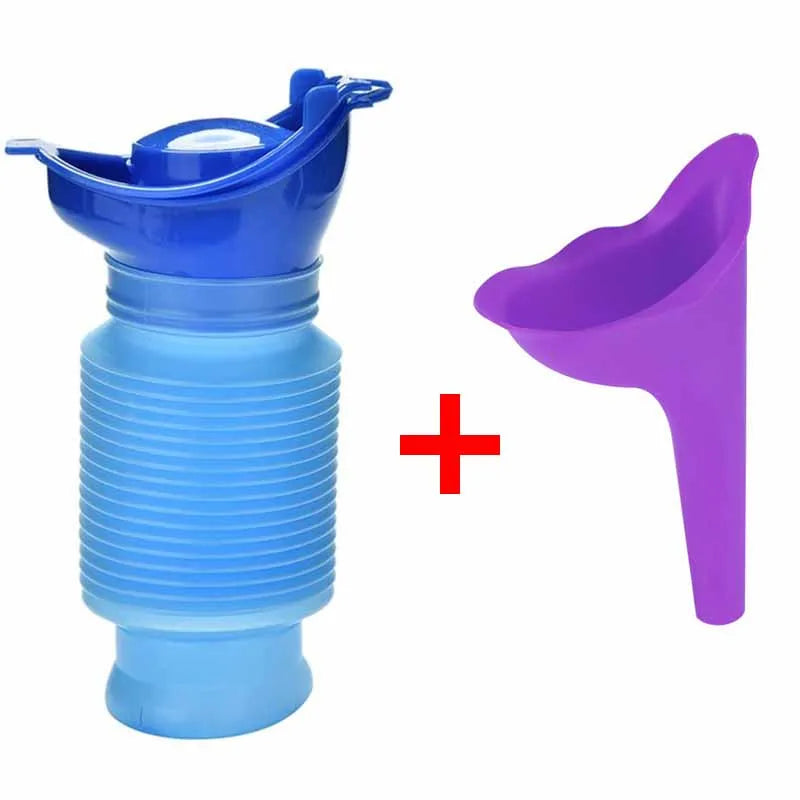 750ml Adult Urinal Portable Shrinkable Personal Mobile Toilet Potty Women Kid Pee Bottle For Outdoor Car Travel Traffic Camping